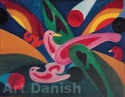 Fantasi bird painting